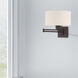 Allison 24 inch 100.00 watt Bronze Swing Arm Wall Lamp Wall Light