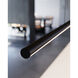 Fino LED 70 inch Satin Black Linear Pendant Ceiling Light in 3500K