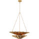 Katya 9 Light 28 inch Vintage Brass Chandelier Ceiling Light