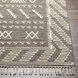 Bedouin 108 X 72 inch Medium Gray Rug in 6 X 9, Rectangle
