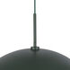 Regent Pendant Ceiling Light in Pine Green