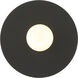 Union 1 Light 6 inch Matte Black Wall Sconce Wall Light