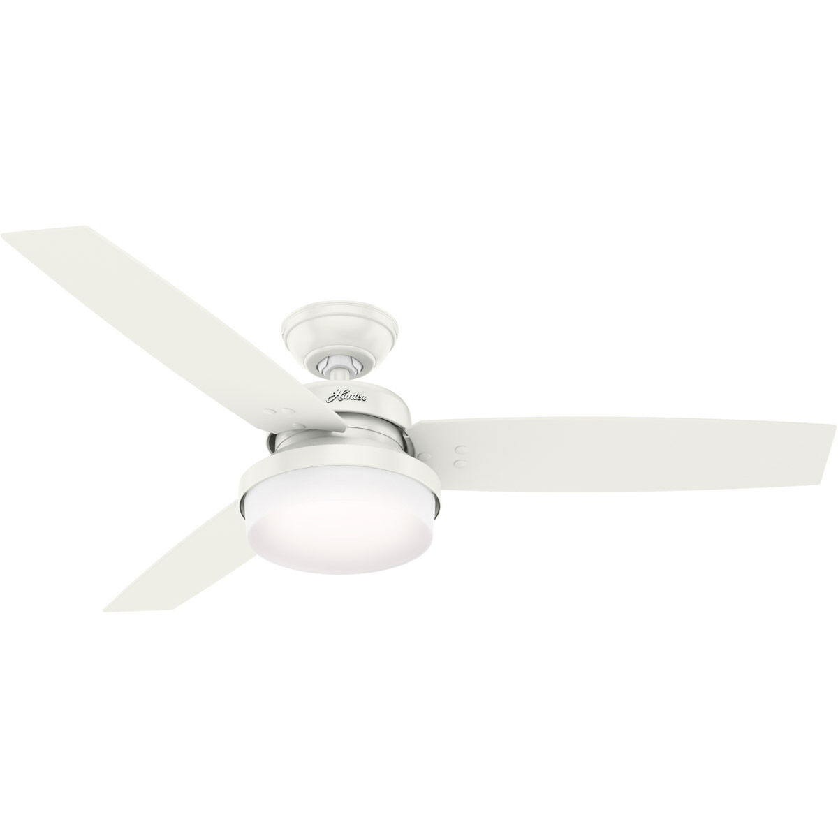 Sentinel 52 inch Fresh White with Fresh White/Bleached Grey Pine Blades Ceiling Fan