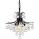 Toureg 6 Light 16 inch Black and Clear Pendant Ceiling Light in Royal Cut