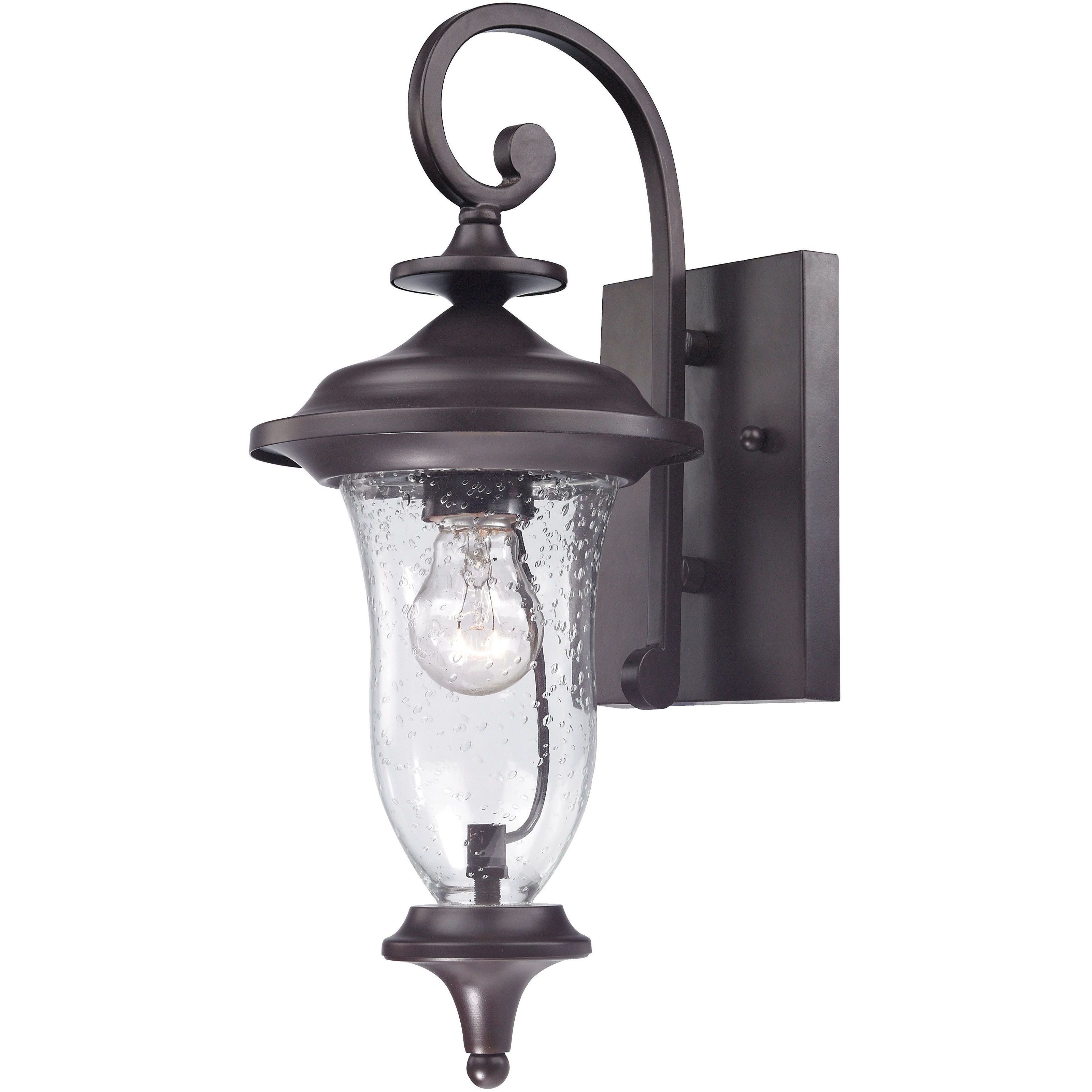 Trinity 1 Light 16 inch Oil Rubbed Bronze Outdoor Wall Sconce