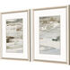 Many Layers Neutral Beige and Green and Brown and Neutral Framed Art, Propac
