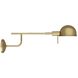 Tempe 1 Light 4.5 inch Antique Brass Sconce Wall Light