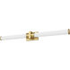 Idris LED 40.5 inch Modern Gold Bath Vanity Wall Light