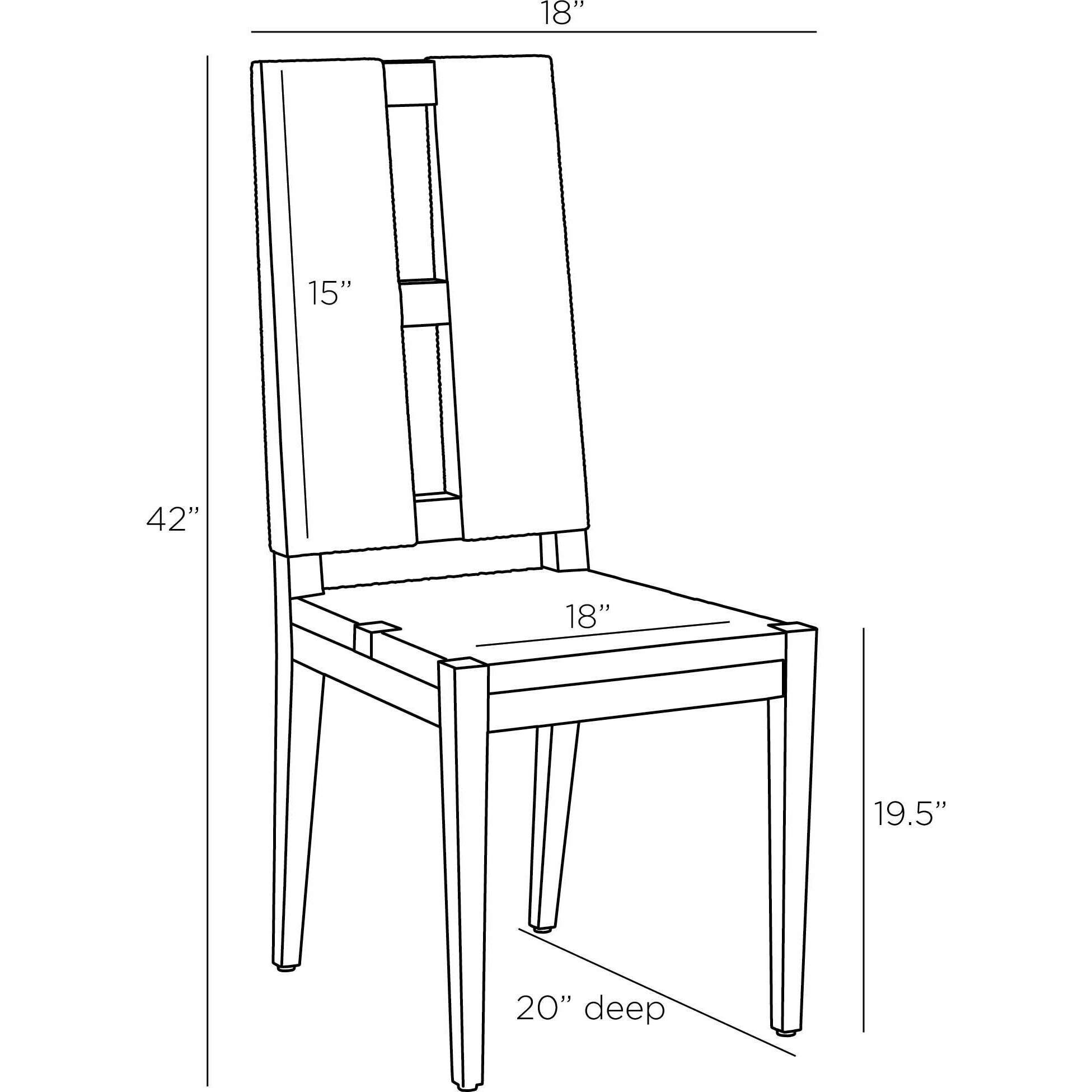Antonio Ebony Dining Chair