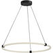 Bruni LED 32.38 inch Black Pendant Ceiling Light