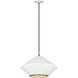 TOB by Thomas O'Brien Stanza 1 Light 19 inch Matte White Pendant Ceiling Light