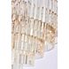 Sydney 33 Light 44 inch Satin Gold Chandelier Ceiling Light in Clear