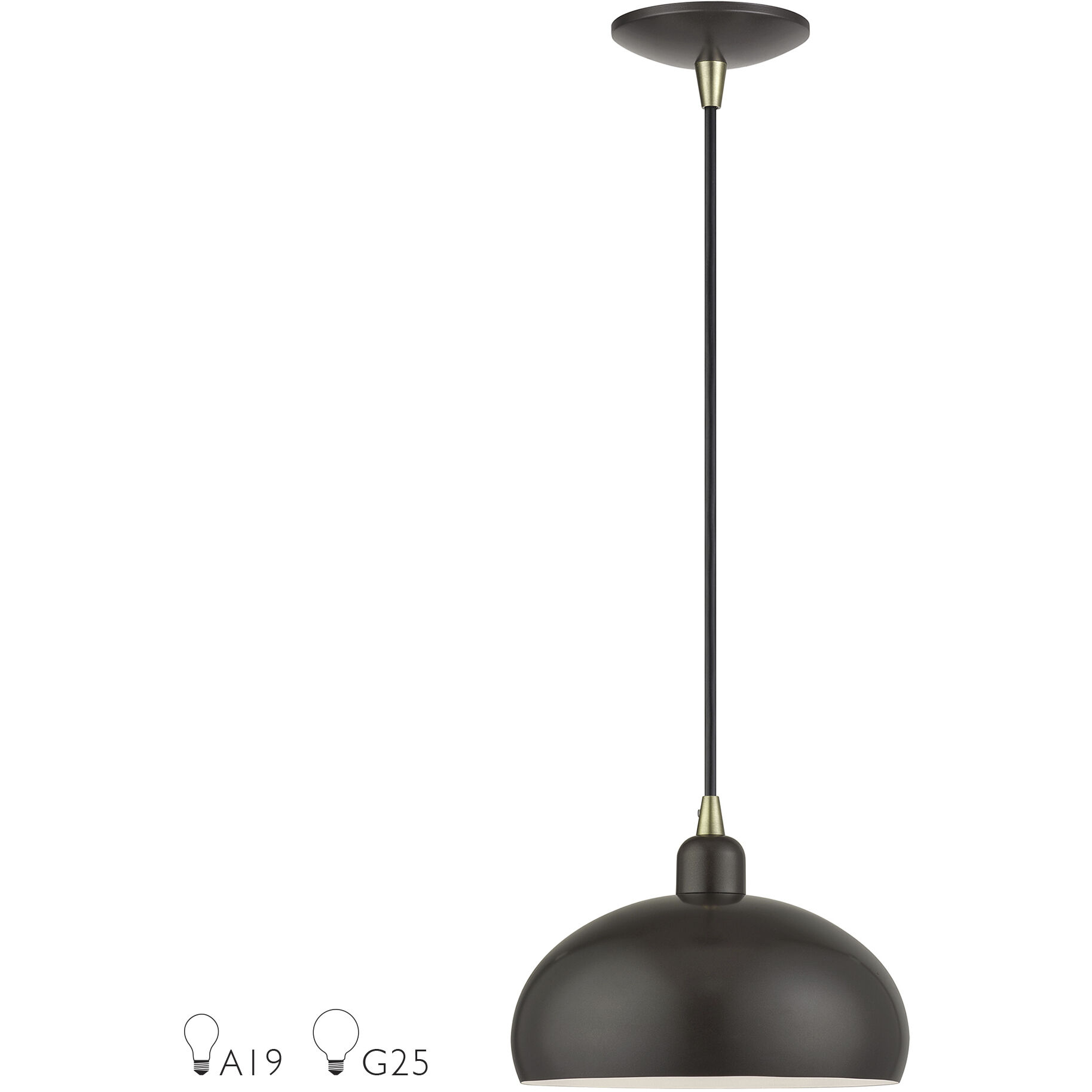 Domma 1 Light 10.00 inch Pendant