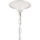 Laguna Beach 6 Light 26 inch Gold with White Chandelier Ceiling Light