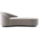 Turner Sharkskin Chaise, Right Arm