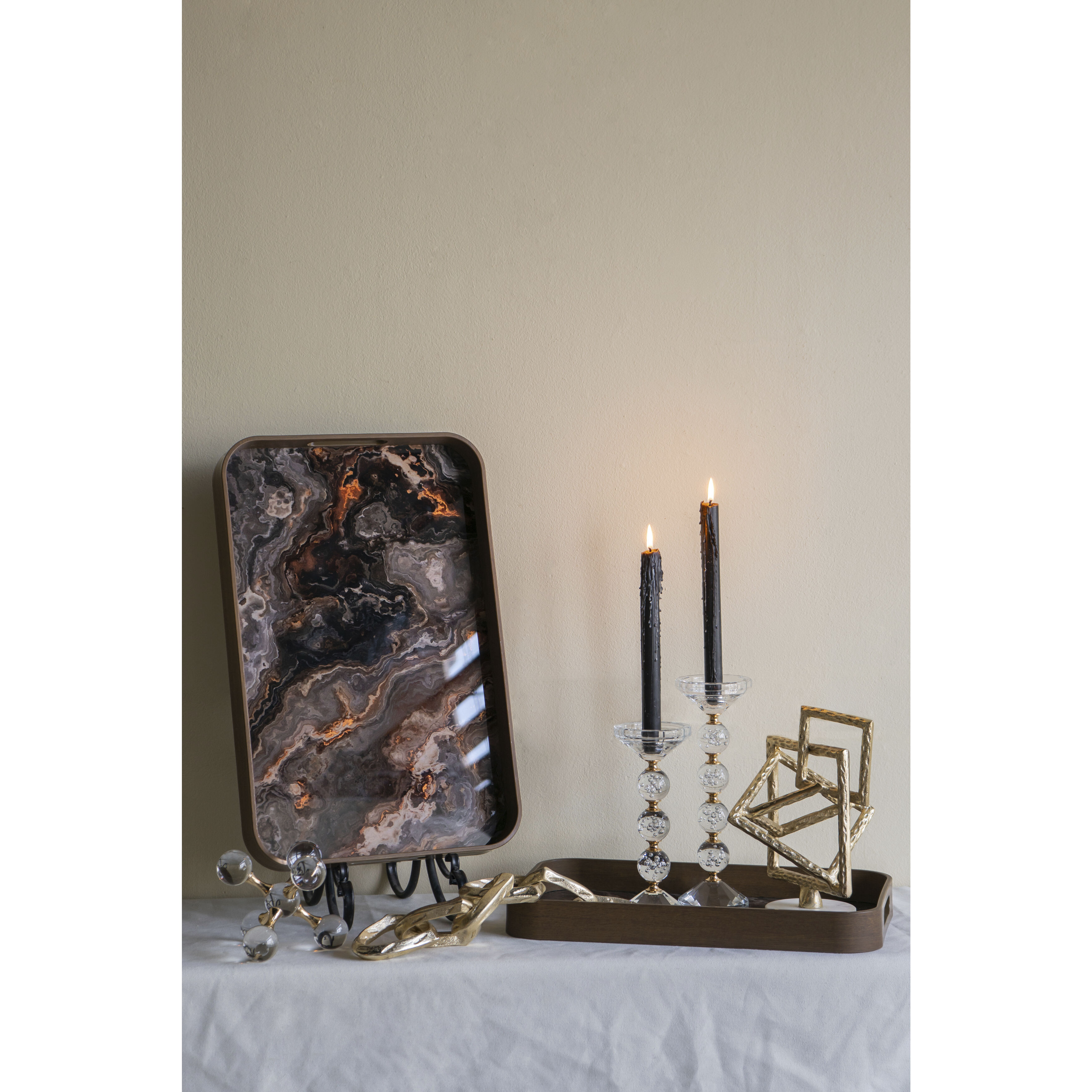 Anita 10.8 X 3.5 inch Candle Holder