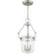 Winchester 3 Light 11 inch Brushed Nickel Pendant Ceiling Light
