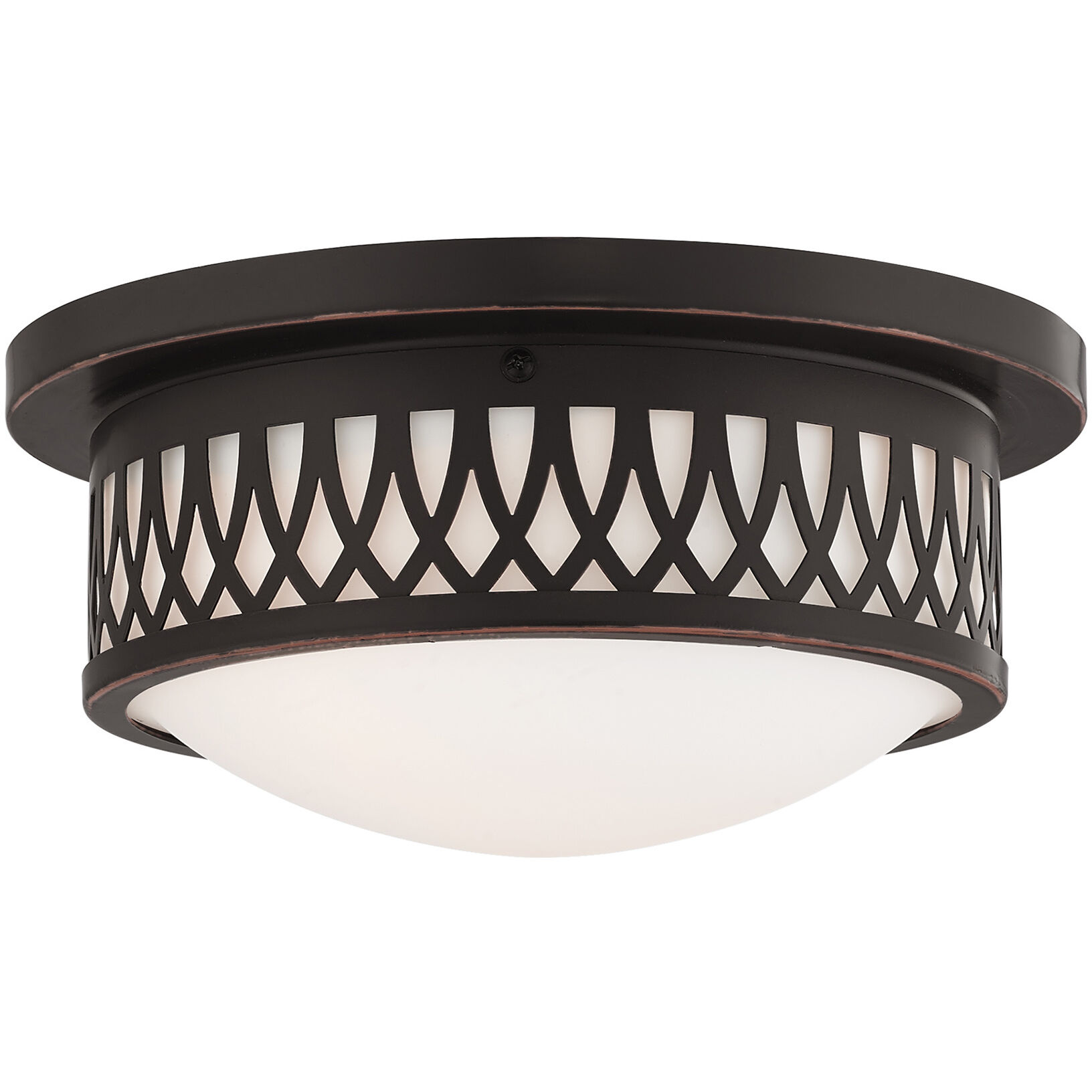 Westfield 2 Light 11 inch Olde Bronze Flush Mount Ceiling Light