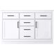 Alden 54 X 35 inch White Bathroom Vanity Cabinet