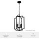 Zoanne 4 Light 14 inch Matte Black Pendant Ceiling Light