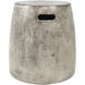 Hive 18 inch Polished Concrete Accent Stool