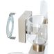 Amelia LED 34.25 inch Polished Nickel and Champagne Gold Vanity Light Wall Light