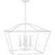 Grady 4 Light 27.5 inch Textured White Pendant Ceiling Light