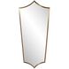 Antioch 52 X 24 inch Brass Mirror