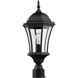 Wakefield 1 Light 22 inch Black Outdoor Post Mount Fixture