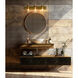 Lawson 3 Light 25 inch Rubbed Brass Vanity Wall Light in Rubbed Bronze