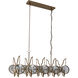 Into Focus 10 Light 45 inch Artisan Brass Island Light Ceiling Light