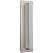 Allure LED 18 inch Stainless Steel Outdoor Wall Mount, Medium