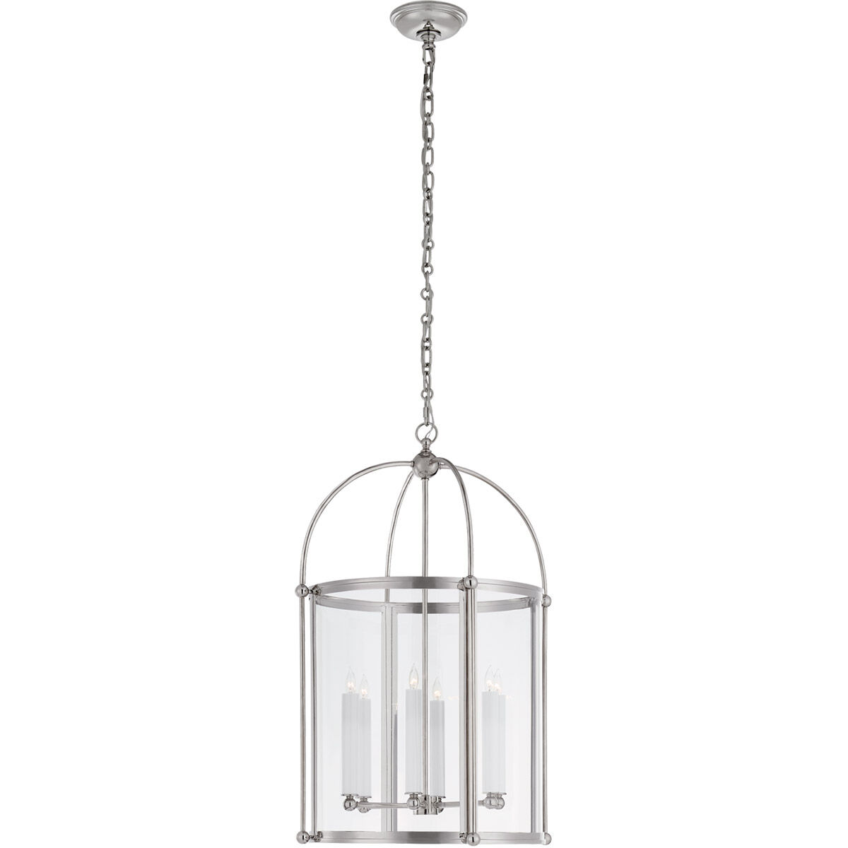 Chapman & Myers Riverside Round 6 Light 19.00 inch Pendant