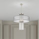 Alexis 4 Light 24 inch Brushed Nickel Pendant Chandelier Ceiling Light