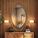 Nouvel 60 X 30 inch Antique Brass Mirror