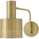 Casey 16.75 inch 10 watt Lacquered Brass Swing Arm Sconce Wall Light