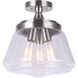 Meyer 3 Light 13 inch Brushed Nickel Pendant Lighting Ceiling Light