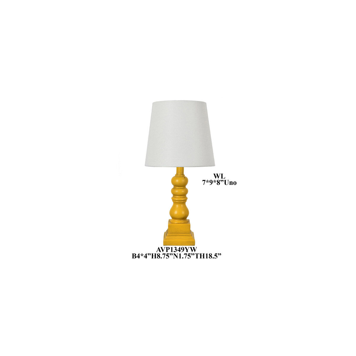 Crestview 18.5 inch Table Lamp Portable Light