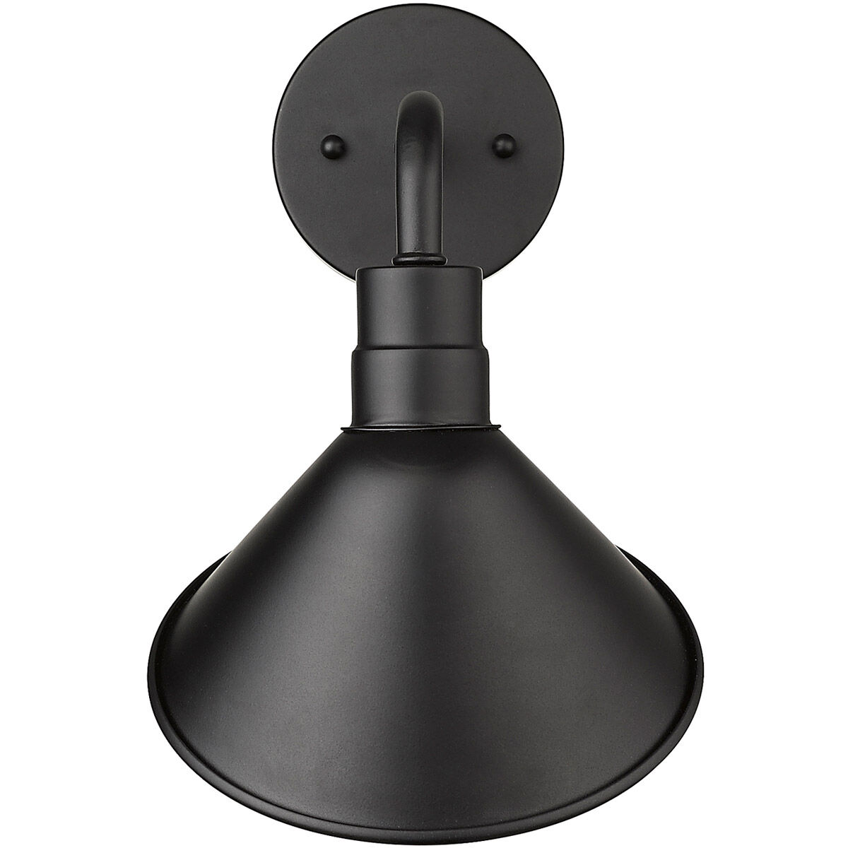 Fuller 1 Light 13 inch Matte Black Exterior Wall Mount