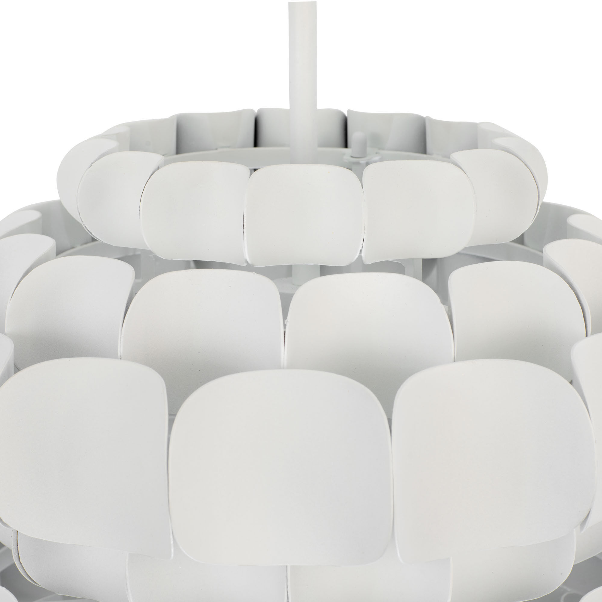 Swoon 1 Light 16 inch Matte White Pendant Ceiling Light, Smithsonian Collaboration