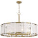 Veil 10 Light 36 inch Legacy Brass Pendant Ceiling Light