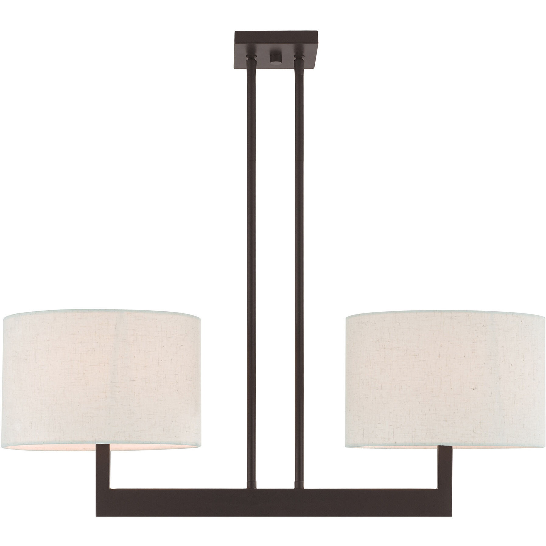 Hayworth 2 Light 30 inch Bronze Linear Chandelier Ceiling Light