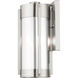 Sheridan 2 Light 16 inch Brushed Nickel Outdoor Wall Lantern