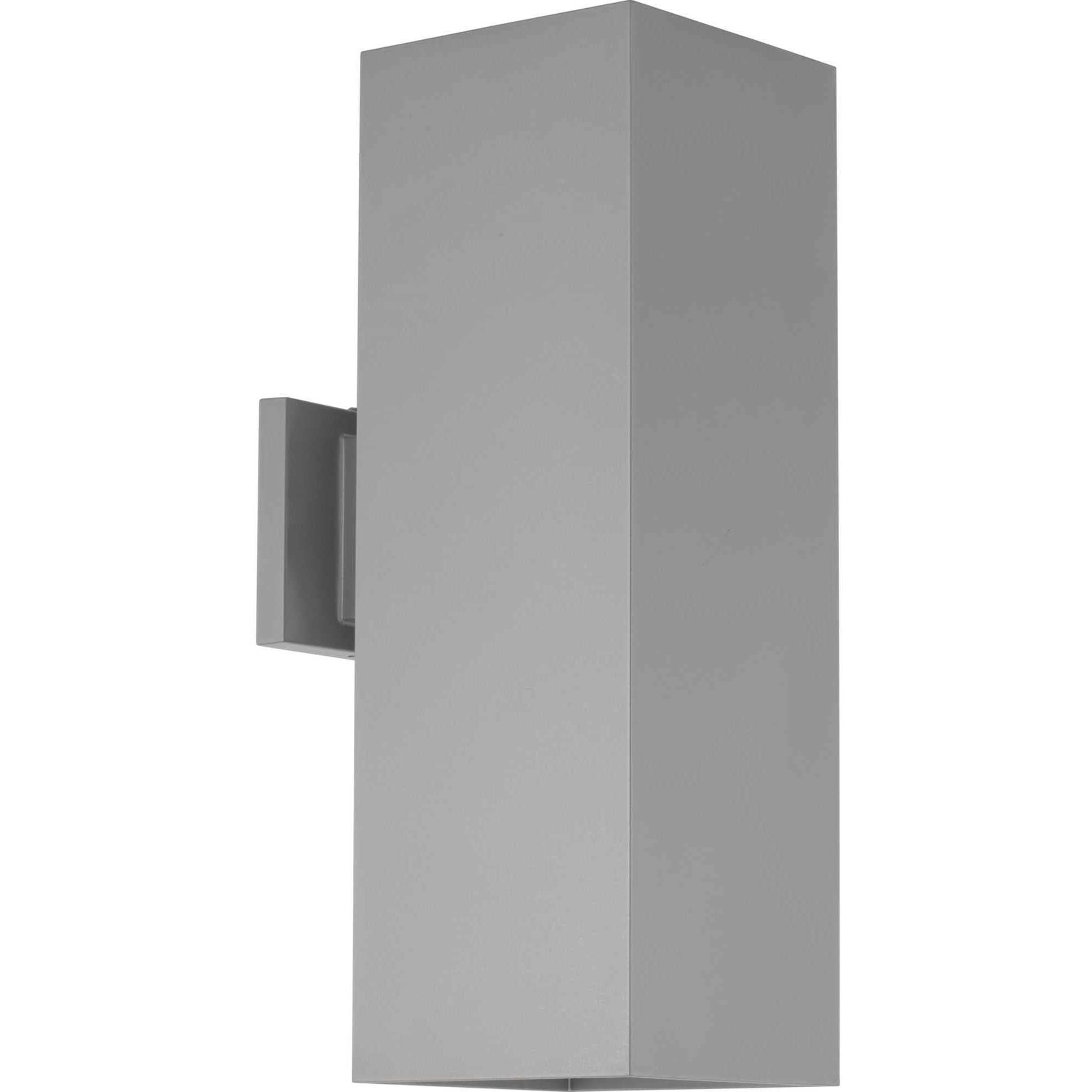 LED Square Cylinder 2 Light 6.00 inch Outdoor Wall Light