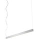 Zepp 2 Light Satin Nickel Pendant Ceiling Light