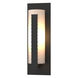 Forged Vertical Bars 1 Light 23.5 inch Coastal Black Outdoor Sconce, Large
