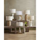 Karnak 30.5 inch 150 watt Natural and Satin Black Table Lamp Portable Light, Barry Goralnick Collection