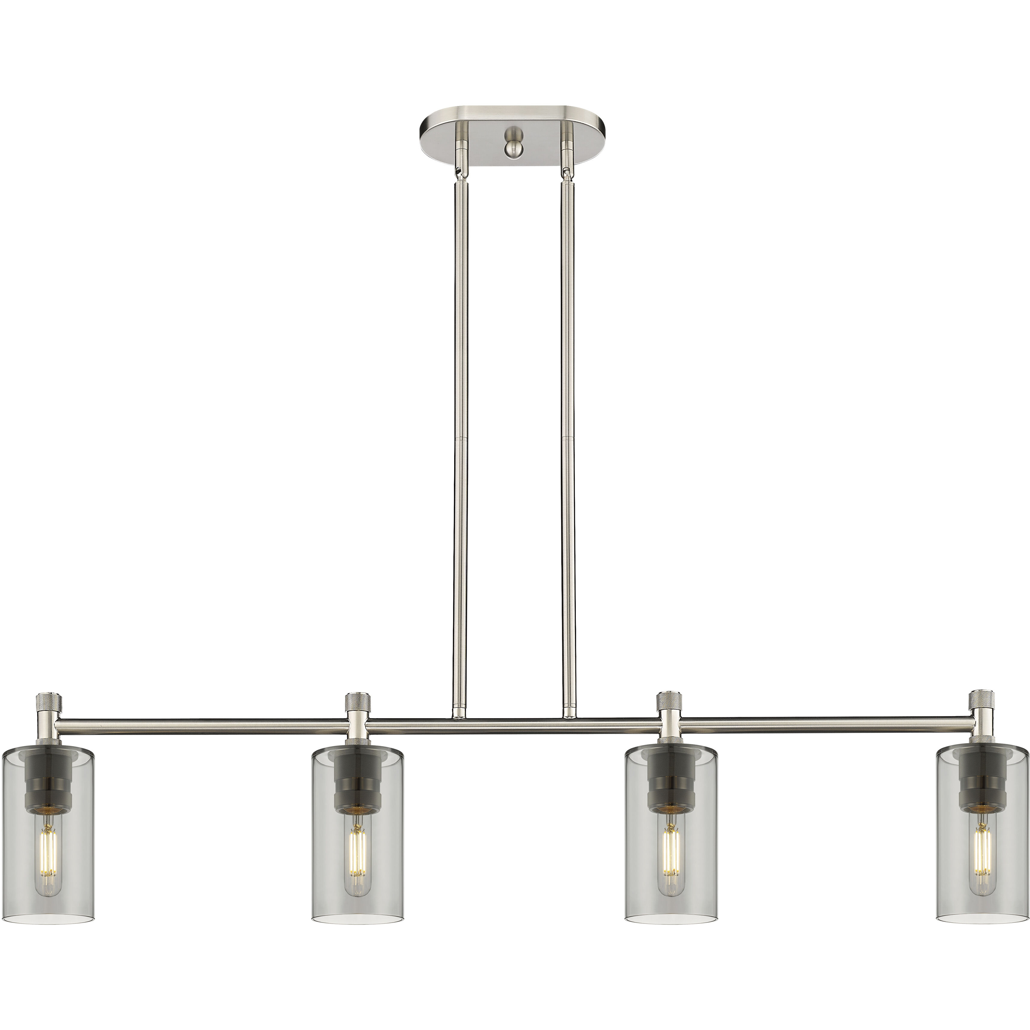 Downtown Urban Crown Point 4 Light 43.75 inch Island Light