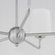 Bristol 5 Light 27 inch Satin Nickel Single-Tier Chandelier Ceiling Light