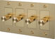 4G 100-120 Brass Dimmer Switch, LED